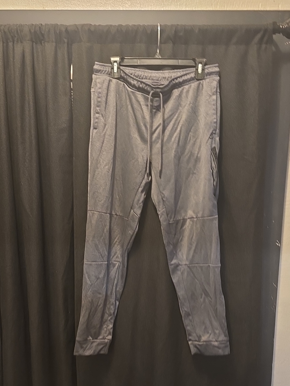 Layer 8 Men's Charcoal Gray Drawstring Joggers